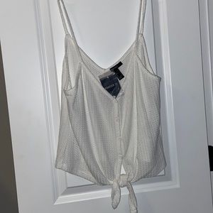 New, with tag white tank top